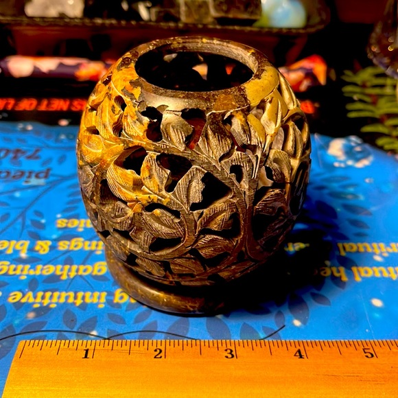 Yankee Candle Accents Yankee Candle Co Soap Stone Candle Holder